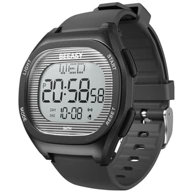 Beeasy Watch for for Kids 8-12 Boys Girls Digital Watch Multifunctional 5ATM Waterproof Alarm Calendar Chronograph LED Wrist Watch for Children Student Gift Idea (Black)