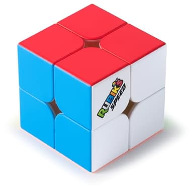 Rubik’s Cube, 2x2 Speed Cube for Super Fast Solves, Problem-Solving Brain Teaser, Classic Color-Matching Puzzle, Fidget Toy, Sensory Puzzle for Adults, Teens, Kids, for Ages 8 & Up