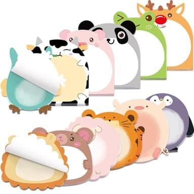 Fancy Land 24 Pads Cute Sticky Notes Animal Sticky Notes for Teachers Classrooms 720 Sheets Memo Pads Page Markers Flags Teacher Appreciation Administrative Professional Day Gift Home Office Supplies