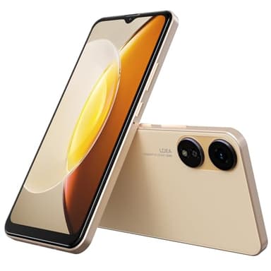 HeyxFome X1 2025 New 4G LTE GSM Unlocked Cell Phone 6.5” HD+ Screen Mobile Phones 2GB RAM Android 10 Smart Phone 13MP Smartphone Dual SIM (for T-Mobile Only USA Market) Face Unlock (Gold)