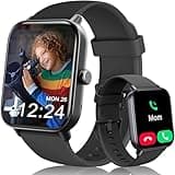 KALINCO Kids Smart Watch for Boys Girls Teens, IP68 Waterproof Swimming Smartwatch, 1.8'' Fitness Activity Tracker Watch with 100 Sports Modes, Alarm, Heart Rate & Sleep Monitor Pedometer