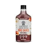 Lakanto BBQ Sauce - Sweetened with Monk Fruit Sweetener, Barbeque Sauce for Grill, No Sugar Added, Natural Smoke Flavor, Keto Diet Friendly, Vegan Condiment (Original - 13 fl oz)