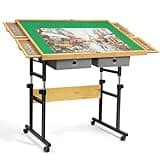 ALL4JIG Puzzle Board for Adults Gifts, Wooden Jigsaw Puzzle Table with 4 Drawers, Portable Puzzle Table for 2000 Pieces