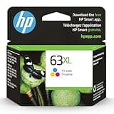 HP 63XL Tri-color High-yield Ink | Works with HP DeskJet 1112, 2130, 3630 Series; HP ENVY 4510, 4520 Series; HP OfficeJet 3830, 4650, 5200 Series | Eligible for Instant Ink | F6U63AN