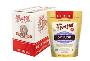 Bob's Red Mill Oat Flour, Gluten Free, 18 Ounces (Pack Of 4)