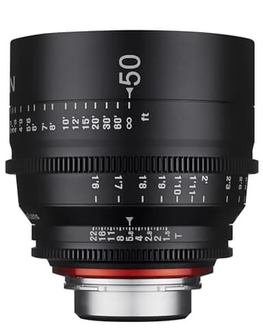 Rokinon Xeen XN50-C 50mm T1.5 Professional Cine Lens for Canon EF,Black