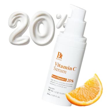 BENTON Vitamin C Serum - Korean Skin Care, White Serum for Face with 20% Pure Vitamin C, Skin Texture & Elasticity Care, Face Moisturizer for All Skin Types(1.01 fl. Oz.)