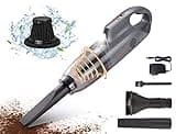 PEGOVO Hand Held Vacuuming Cordless Rechargeable-10KPA High Power Car Vacuum Cordless Cleaner with Fast Charge Tech,Portable Handheld Vacuum Cordless with Long Cleaning Brush&Washable Filter