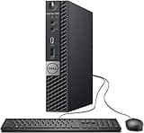 Dell OptiPlex 7060 Micro Desktop Business PC, Intel Core i5-8500T 2.1GHz, 16GB, 512GB SSD, USB Type-C, Windows 11 (Renewed), Black