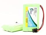 2X Pack - BT-446 Battery for Uniden Wham, TCX905, BT446, DCX700, TRU9485, TRU8866, TRU9466, TRU9496 Cordless Phones (800mAh, 3.6V, NI-MH)
