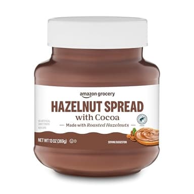 Amazon Grocery, Hazelnut Spread With Cocoa, 13 Oz