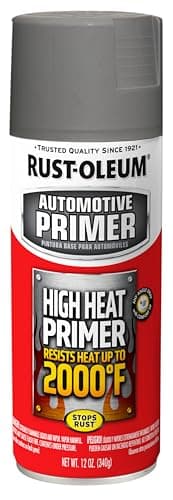 Rust-Oleum 249340 Automotive 12-Ounce High Heat Primer Spray Paint, Gray