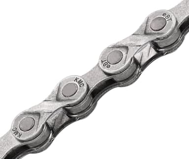 KMC e8 Turbo EPT Anti-Rust 8 Speed E-Bike Chain, Dark Silver, 122 Link