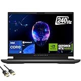 Dell Alienware m16 Gaming Laptop, 16" QHD+ 240Hz Display, Core i9-13900HX, GeForce RTX 4080, 32GB DDR5, 2TB PCIe 4.0, RGB Backlit KB, TB 4, WiFi 6, RJ45, Webcam, PDG HDMI Cable, Win 11 Pro (Renewed)