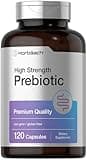 Horbäach Prebiotic for Men and Women | 120 Powder Pills | High Strength & Premium Quality Supplement | Non-GMO & Gluten Free Quick Release Capsules