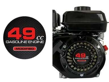 2Pcs 49cc Modified Pull Starter Sticker - for Predator 212 Engine for Coleman BT200X CT200U KT196 Baja MB200 Performance Parts Go Kart Mini Bike for Honda 196cc 224cc 200cc Engine