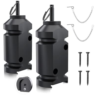 2 Pack Trip Alarm, Perimeter Trip Alarm, 12 Gauge Camping Trip Wire Alarm Device, Early Warning System for Camping and Outdoor Safety/Bear Deterrent, Camping Safety(Adapter Not Include