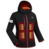 Upgraded Lightweight Heated Jacket for Women - Rechargeable Heating Jacket with 10000mAh Large Capacity Battery Pack (3x_l)