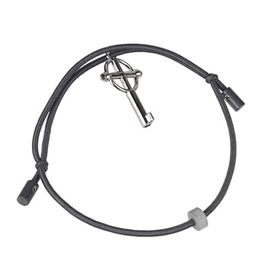 ECBANLI Escape Bracelet with Cross Universal Round Handcuff Key & Tungsten Bead - Car Window Breaker Wrist Strap Emergency Rescue Tool, Shatter Tempered Safety Glass