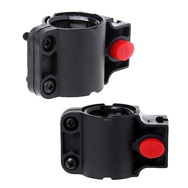 SquEqu 2 Pack Bike Lock Mounting Bracket Holder Frame Mount Replacement Storage Clamp Universal U-Lock Clip for Self Coiling Wire Cable Locks Combination Code Bicycle Lock