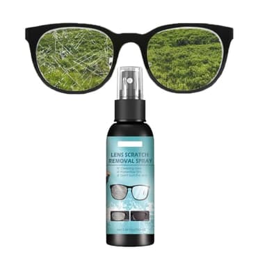 XIRUJNFD Lens Scratch Removal Spray, Eyeglass Scratch Remover, Glasses Lens Scratch Remover, Eyeglass Scratch Repair, Glass Lens Scratch Remover, Scratch Remover for Eyeglasses (1Pcs)