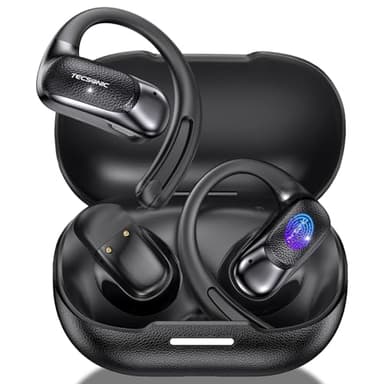 TECSONIC Translator Earbuds, AI Translation Earbuds Real-Time, 2-Way Voice Translation, 164 Languages, No Subscription, Up to 60H with Case, ENC Calls for Travel Business Study