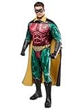 Rubies Men's DC Comics Batman Forever Deluxe Robin Costume Jumpsuit with Cape and Eye Mask for Themed Parties and Halloween, Large