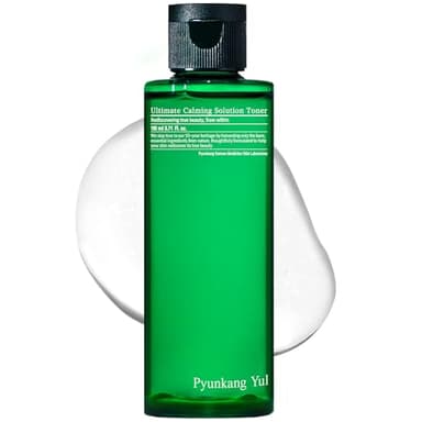 [PKY] Pyunkang Yul Ultimate Calming Solution Toner with Honeysuckle Flower, Ceramides, Hyaluronic Acid, Centella Asiatica, for Moisturized, Nourishing, Sensitive, Tired Facial Skin 3.71fl.oz.