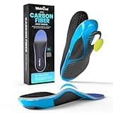 Welnove Carbon Fiber Sports Insoles with Arch Support | Jump Higer & Run Faster Stabilize Better Athletic Insoles for Running, Basketball | Shock Absorption & Energy Return,NOT for Cleats-XL