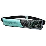 BLUESTORM Cirro 16 Manual Inflatable Belt Pack for Adults | US Coast Guard (USCG) Approved Life Jacket Waist Belt PFD for SUP Paddleboarding, Fishing & More (Teal)