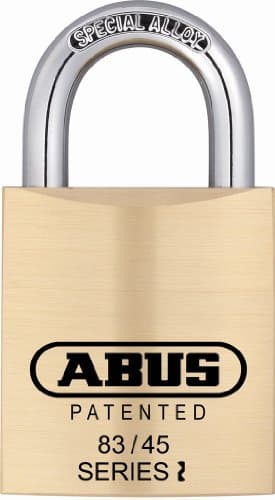 ABUS 83/45 Brass Padlock, 45mm (Zero Bitted)
