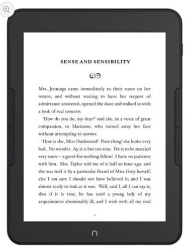 Barnes & Noble NOOK GlowLight 4 Plus eReader 7.8-inch 32GB BNRV1300 Waterproof (Renewed), Black