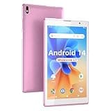 COOPERS Tablet Android 14 Tablets 7 inch, 4GB RAM, 32GB ROM Support 1TB Expand Computer Tablet PC, Quad-Core Processor, IPS Touch Screen, 2+5MP Dual Camera, 3000mah Battery, WiFi Tableta, Pink