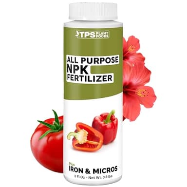 NPK Fertilizer – All Purpose Liquid NPK Plant Food for All Plants, 8 oz