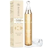RONKIE Eye Cream Anti Aging: Under Eye Cream with Caffeine Retinol - Reduces Under Eye Bags and Fine Lines Gold
