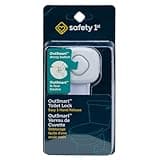Safety 1st OutSmart Toilet Lock, White, 1 Count (Pack of 1)
