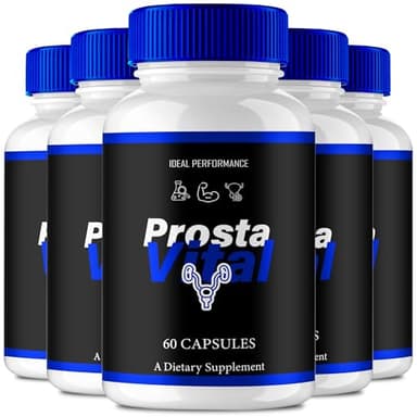 ProstaVital for Men, Prosta Vital Capsules, Prosta Vital for Men Supplement Pills - Maximum Strength for Daily Wellness & Comfort, All Natural ProstaVital Health & Wellness Reviews (5 Pack)