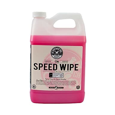 Chemical Guys Speed Wipe Quick Detailer - High Gloss, Streak-Free Shine, Detail Spray for Cars, Trucks, Motorcycles, RVs, and More, Safe on Paint, Glass, Wheels, and Trim, Cherry Scent, 128 fl oz