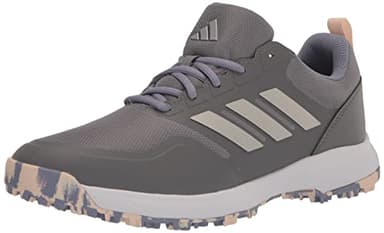 adidas Women's Tech Response Spikeless 3.0 Golf Shoes, Grey Three/Silver Metallic/Silver Violet, 8