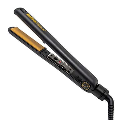 Infrashine Original Medium Flat Iron, 1 inch, Black - Ceramic Floating Plates for Smooth, Shiny, Frizz-Free Hair - 1 Year Warranty, Made in Korea