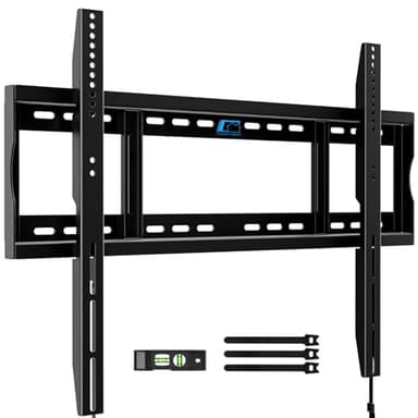 HOME VISION Heavy Duty Fixed TV Wall Mount Bracket for 48-120 Inch Extra Large Flat Screen Smart TVs, 264 Lbs Capacity, Max VESA 800x600 mm, Stud Spacing 12"-28", Low-Profile Flush Slim Design, HV8801