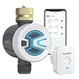 RAINPOINT Sprinkler Timer WiFi Water Timer, Smart Wireless Hose Faucet Timer for Garden, Irrigation System Controller, APP Remote Control via 2.4Ghz WiF (WiFi Sprinkler Timer (Brass Swivel))