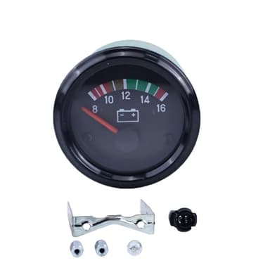 Chamixx 2"/52mm 8-16V Genuine Voltmeter Gauge 332-93100 332-030-001 772995M91 Compatible with Temp-L-18 Sender Replace for Vdo