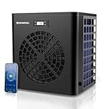 VARMINPOOL 16000BTU Pool Heater for Above Ground Pool Up to 5400 Gallons, WiFi Capable, 110V Pool Heat Pump, Titanium Heat Exchanger, Efficient Inverter, Electric Pool Heaters for Above Ground Pools