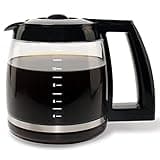 12-Cup Replacement Glass Carafe for Cuisinart Coffee Maker Models CHW-12, CHW-12P1, DCC-1100BK, DCC-1200, DCC-2650, DGB-550BK, DGB-550BK1 DGB-625BC, DGB-700BC, and SS-12 Part# DCC-1200PRC