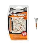 Pride Performance Professional Tee System Plastic Golf Tees 30 Count(Pack of 1)), 1 1/2-Inch,White