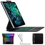 typecase Edge Keyboard Case for iPad Air 11-inch (M3 2025 / M2 2024)& iPad Pro 11 inch (4th/3rd/2nd/1st Gen),Magic Keyboard for Air 5th/4th Gen,Multi-Touch Trackpad, 11 Colors Backlight,Black