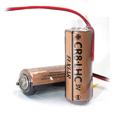 elxjar (2-Pack) 3V 3000mAh Lithium Battery Replacement for Fuji FDK CR8.LHC 17430, Toto CR8-LHC TH559EDV410R, TEL3GMY-60, THP3053 Back-Up Batteries