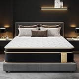 LETMOON Queen Mattress, 12 Inch Gel Memory Foam Hybrid Mattress Queen Size Bed in a Box, Pressure & Pain Relief, Medium Firm, Individual Pocket Spring, Edge Support, CertiPUR-US