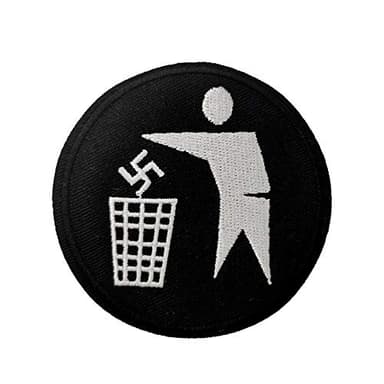 Anti-Fascism Anti-Racist Anti-Nazi Embroidered Iron On Patch Black Lives Matter